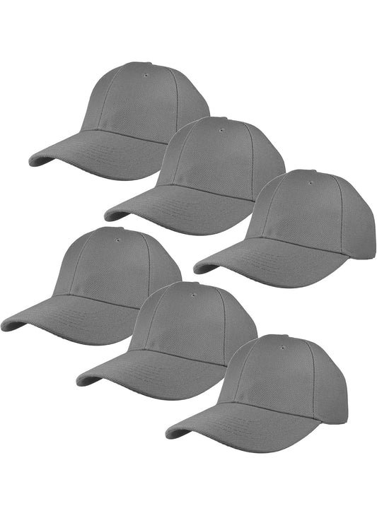 Plain White Baseball Cap – Adjustable Back Strap, Unisex