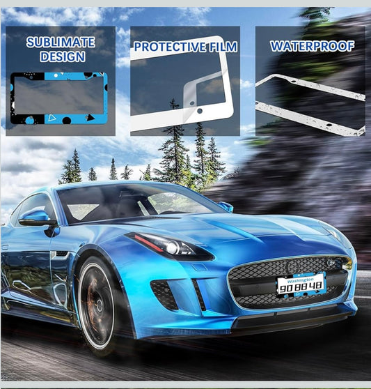 Personalized Car License Plate Frame – Universal Fit